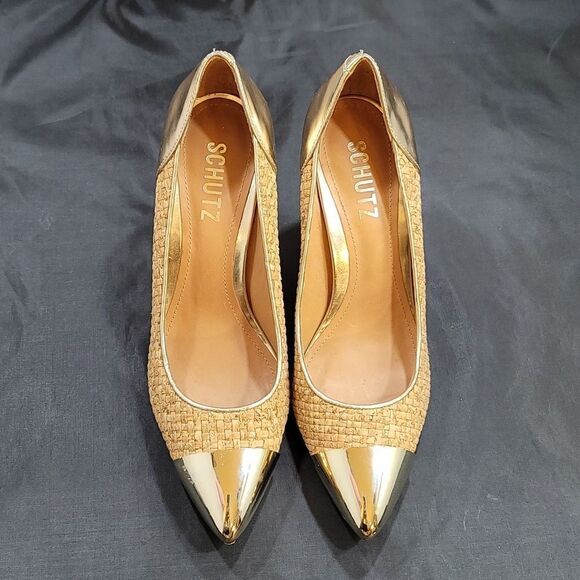 SCHUTZ POINTED TOE HIGH HEEL STILETTO PUMP - Picture 2 of 16